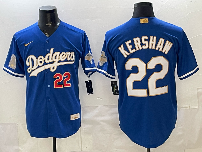 Men Los Angeles Dodgers #22 Kershaw blue Game 2026 Nike MLB Jersey 410001->los angeles dodgers->MLB Jersey